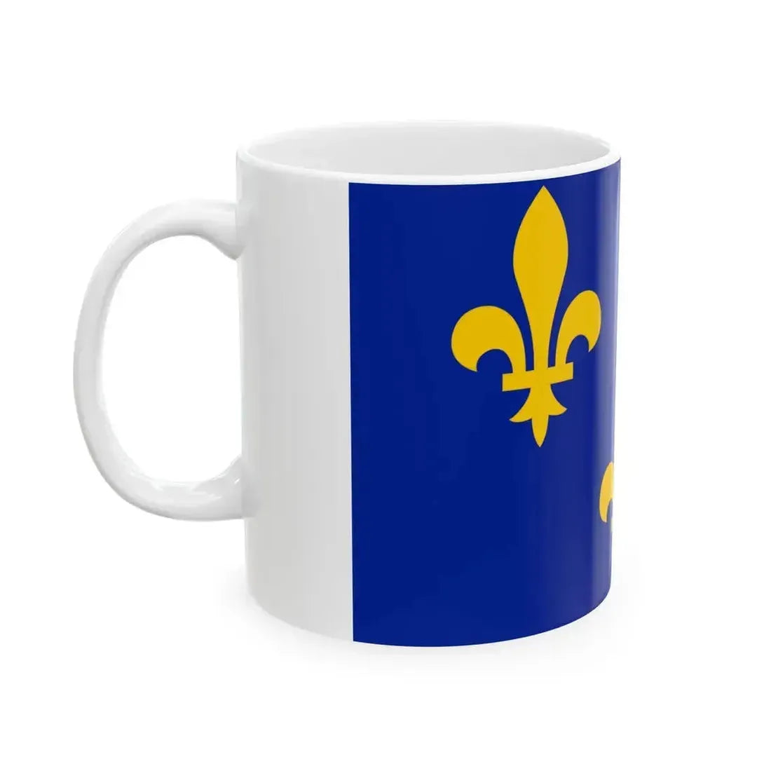 Banniere de France style 1500 (France) White Coffee Mug - Go Mug Yourself
