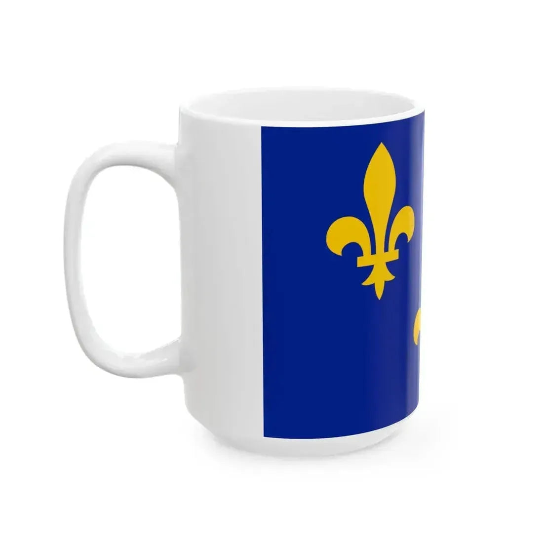 Banniere de France style 1500 (France) White Coffee Mug - Go Mug Yourself