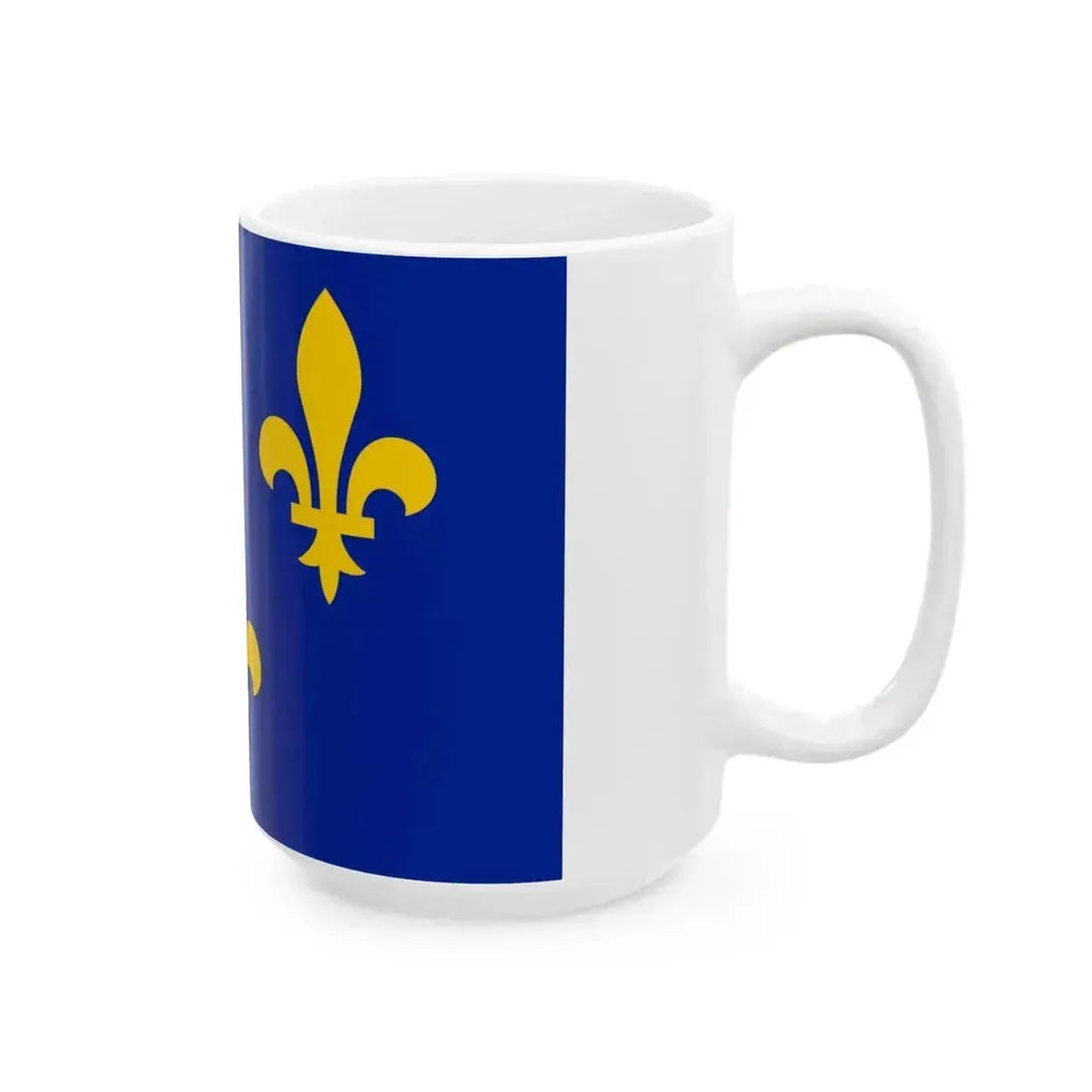 Banniere de France style 1500 (France) White Coffee Mug - Go Mug Yourself