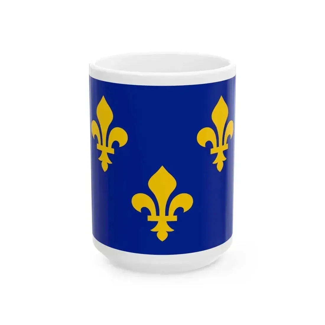 Banniere de France style 1640 (France) White Coffee Mug 15oz - Go Mug Yourself