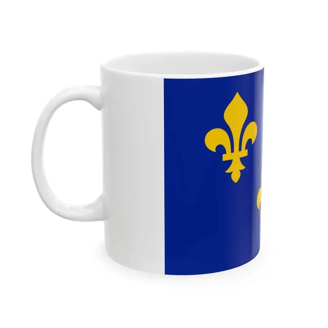 Banniere de France style 1640 (France) White Coffee Mug - Go Mug Yourself
