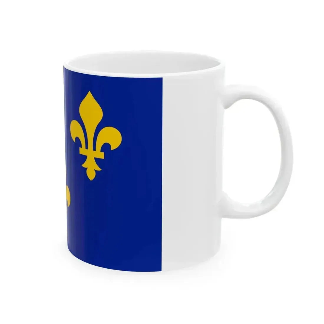 Banniere de France style 1640 (France) White Coffee Mug - Go Mug Yourself
