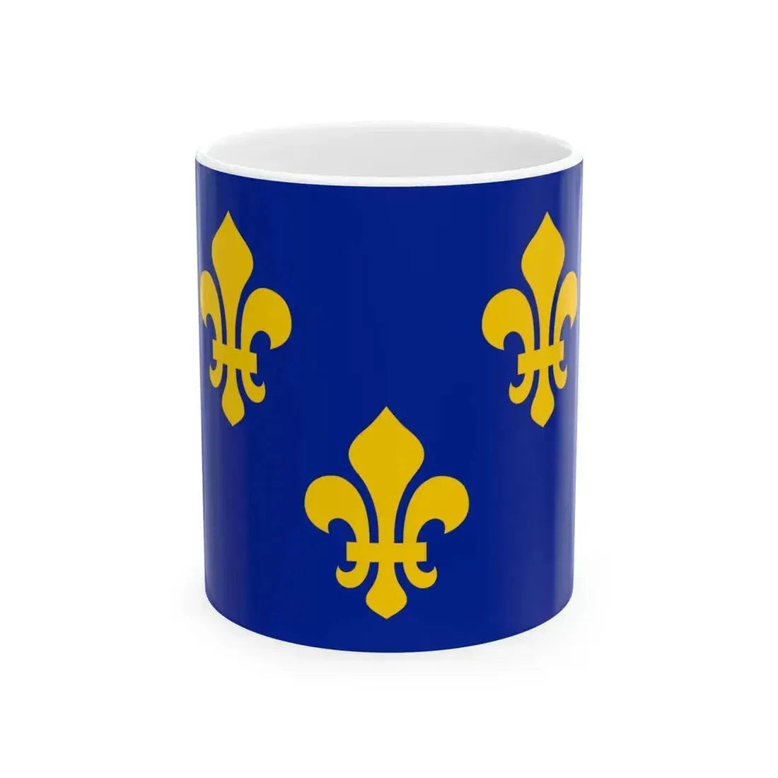 Banniere de France style 1700 (France) White Coffee Mug 11oz - Go Mug Yourself