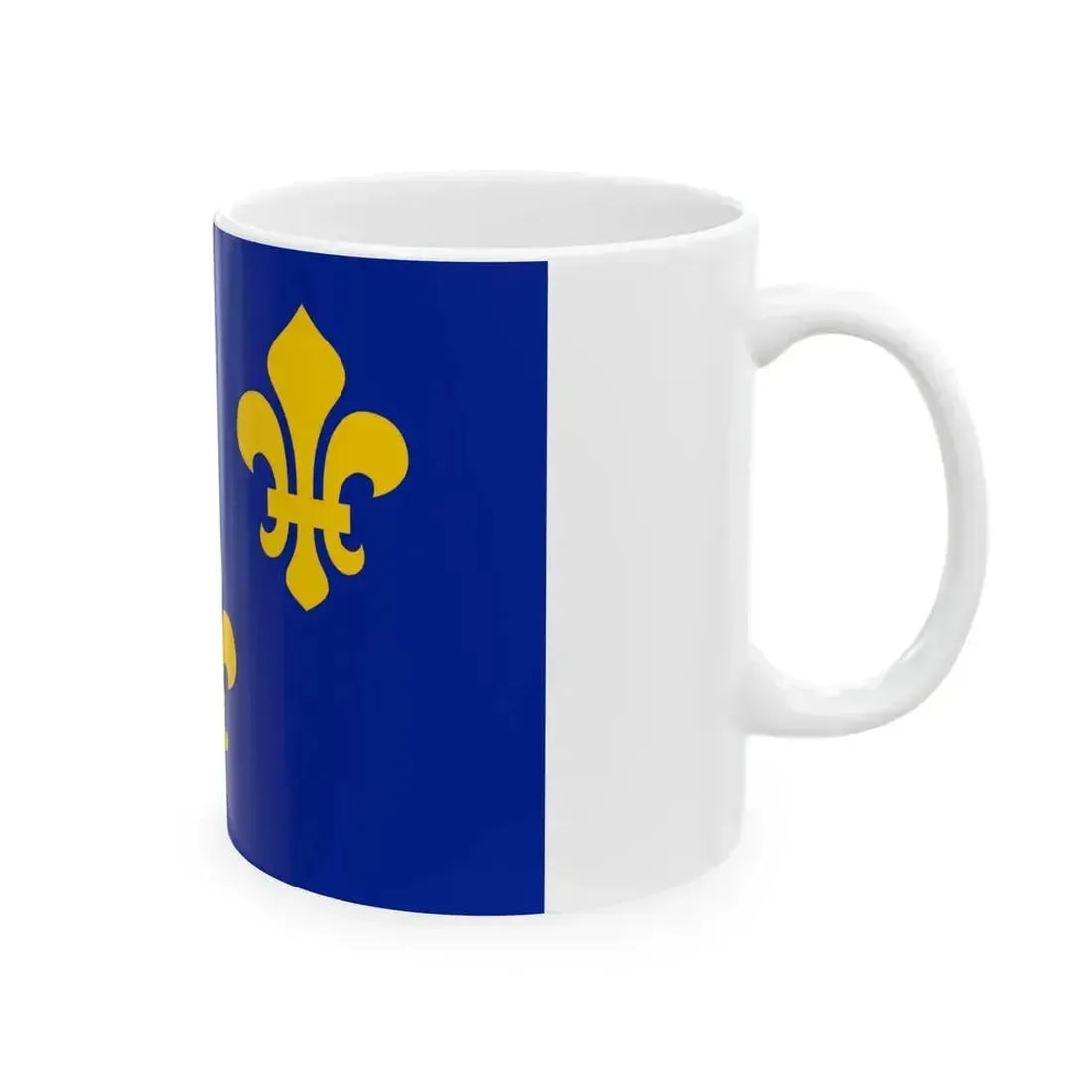 Banniere de France style 1700 (France) White Coffee Mug - Go Mug Yourself