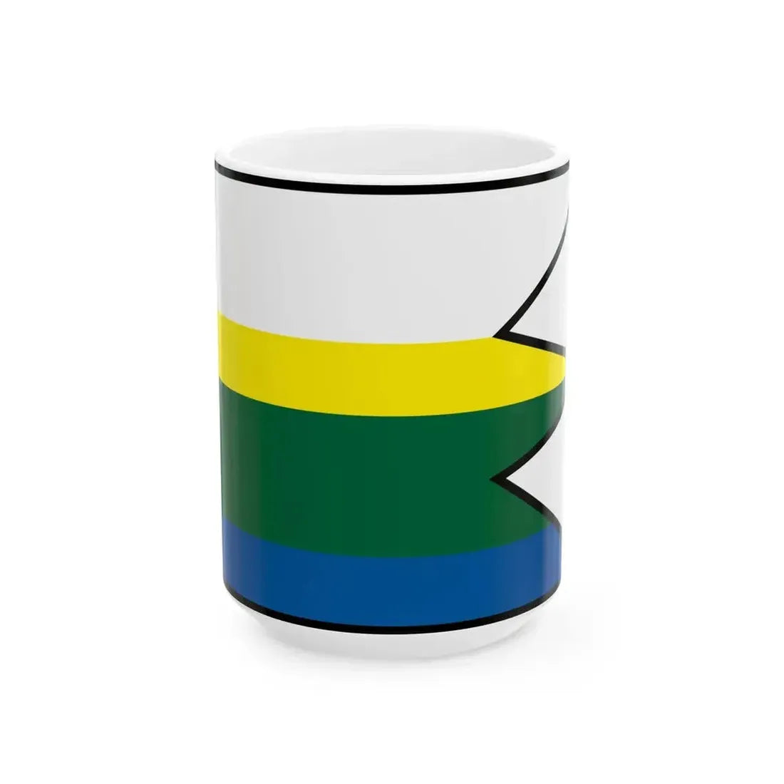 Banovce Nad Ondavou Michalovce Flag (Slovakia) White Coffee Mug 15oz - Go Mug Yourself