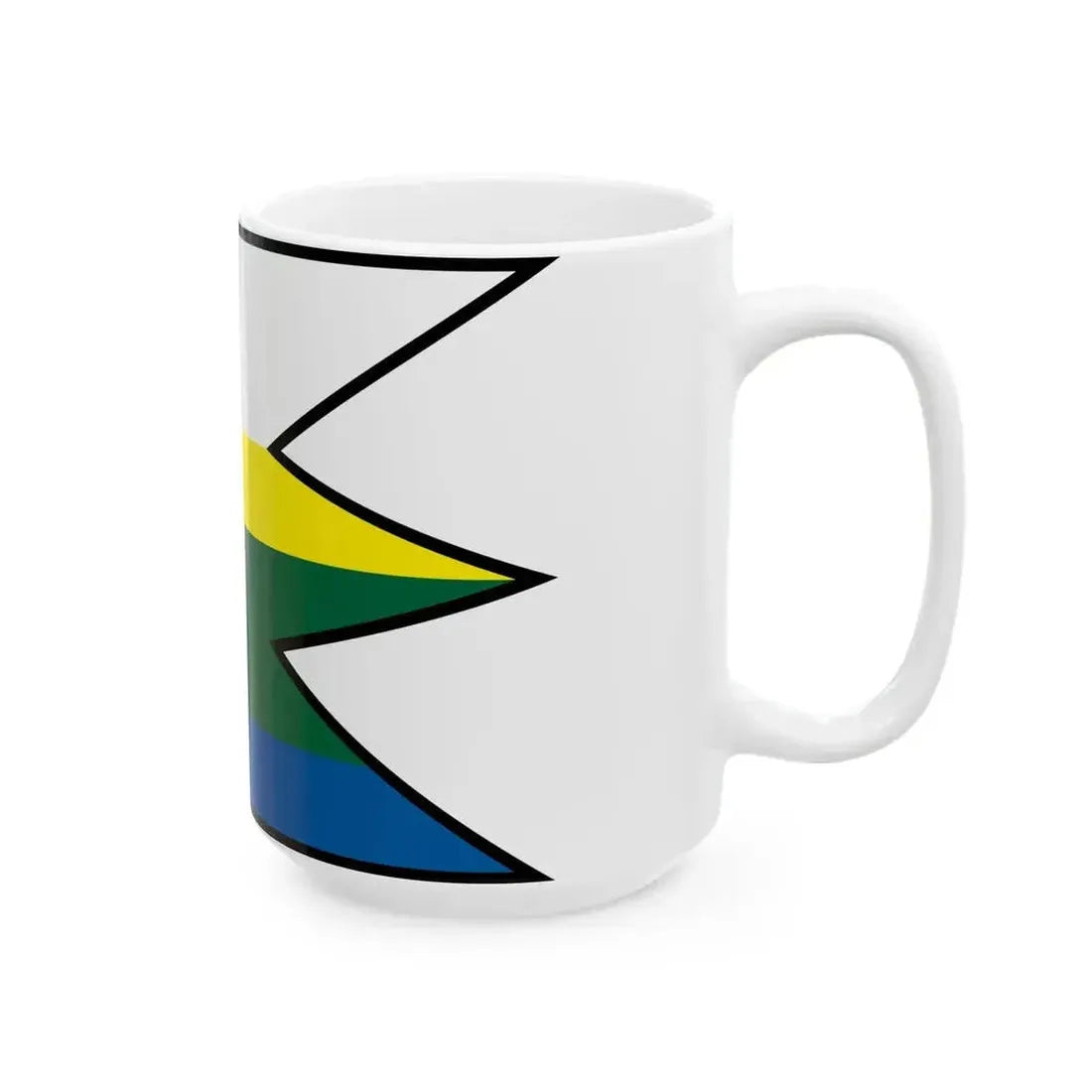 Banovce Nad Ondavou Michalovce Flag (Slovakia) White Coffee Mug - Go Mug Yourself