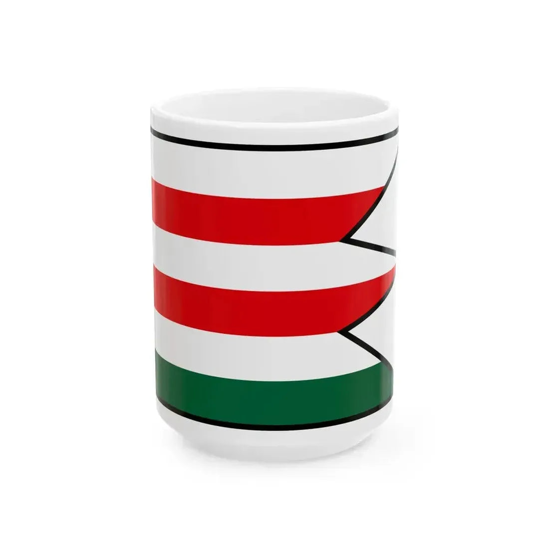 Banska Bela Banska Stiavnica Flag (Slovakia) White Coffee Mug 15oz - Go Mug Yourself