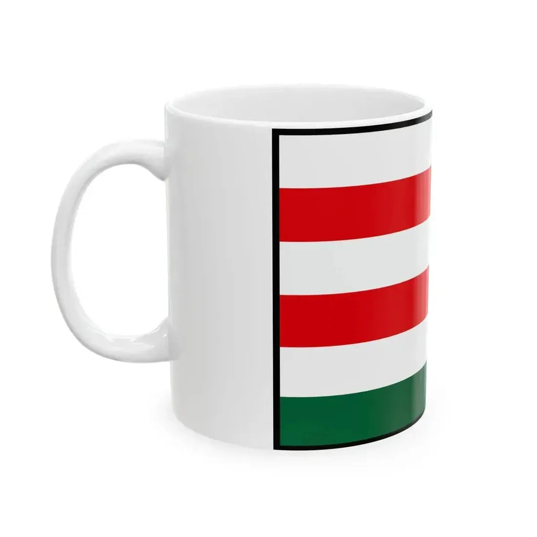 Banska Bela Banska Stiavnica Flag (Slovakia) White Coffee Mug - Go Mug Yourself