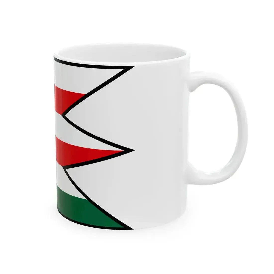 Banska Bela Banska Stiavnica Flag (Slovakia) White Coffee Mug - Go Mug Yourself