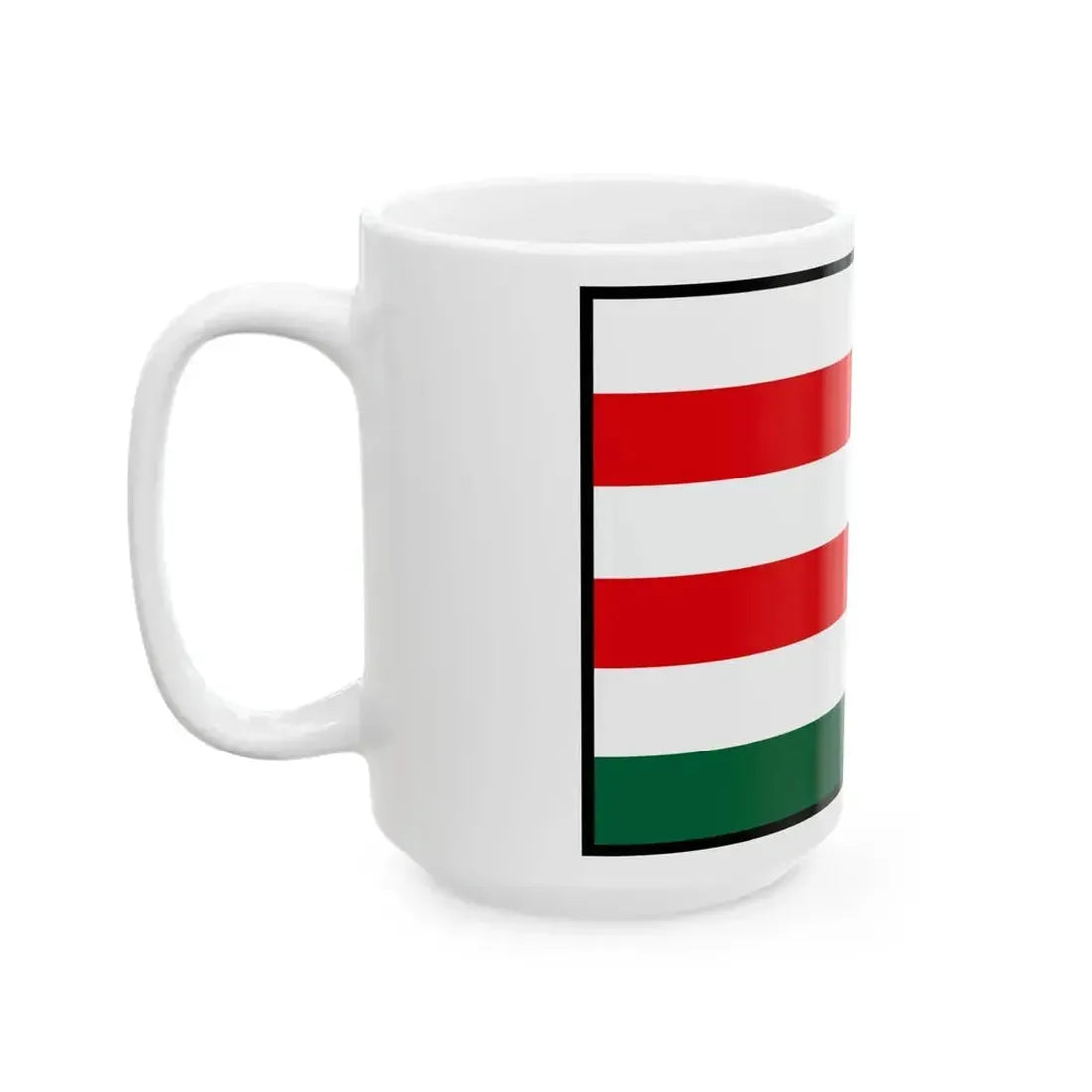 Banska Bela Banska Stiavnica Flag (Slovakia) White Coffee Mug - Go Mug Yourself