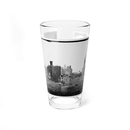 Baptist Church, Fredericksburg, Virginia, From The Backyard Of The Sanitary Commission Depot (U.S. Civil War) Pint Glass 16oz 16oz - Go Mug Yourself