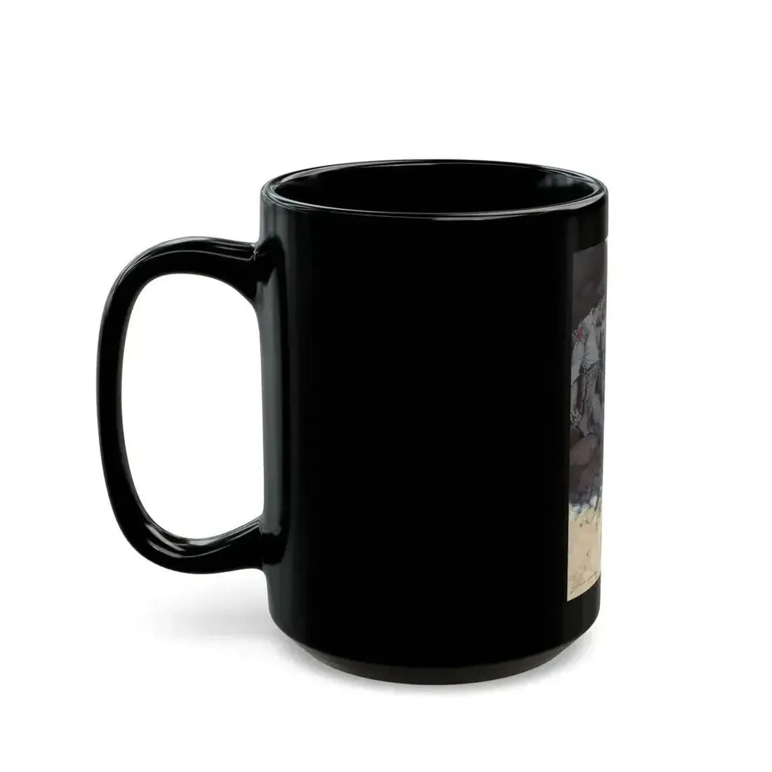 Bar-20 Yarns, The Outing Magazine interior illustration, April 1906 - Black Coffee Mug - Go Mug Yourself