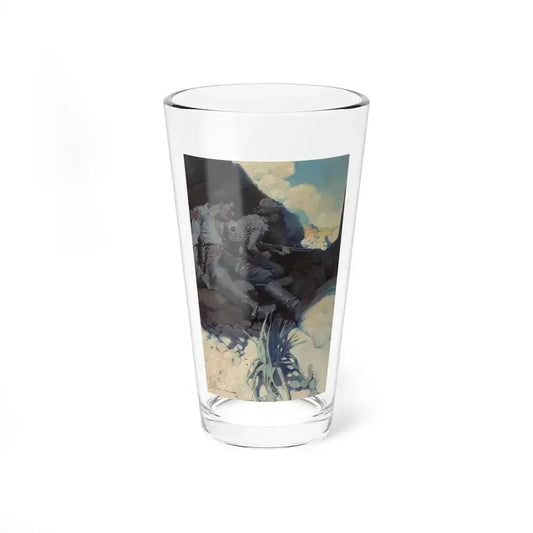 Bar-20 Yarns, The Outing Magazine interior illustration, April 1906 (Magazine Illustration) Pint Glass 16oz 16oz - Go Mug Yourself