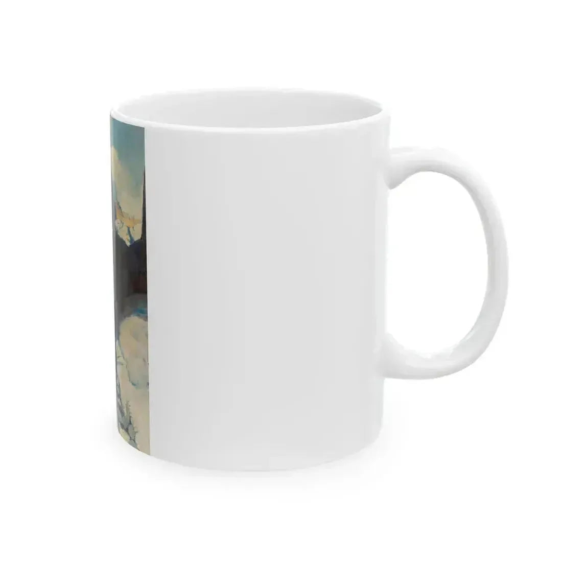 Bar-20 Yarns, The Outing Magazine interior illustration, April 1906 - White Coffee Mug - Go Mug Yourself