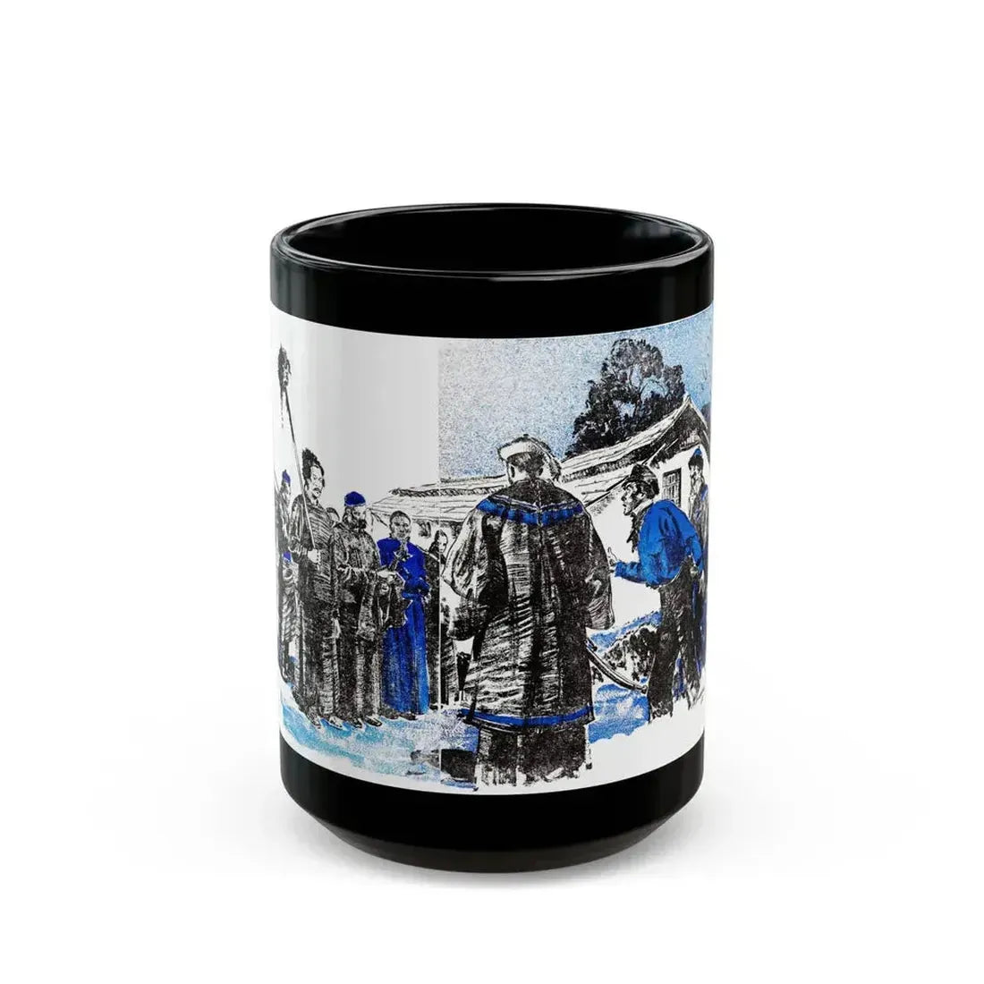 Bar Gold (1), Blue Book Magazine, April 1948 - Black Coffee Mug 15oz - Go Mug Yourself