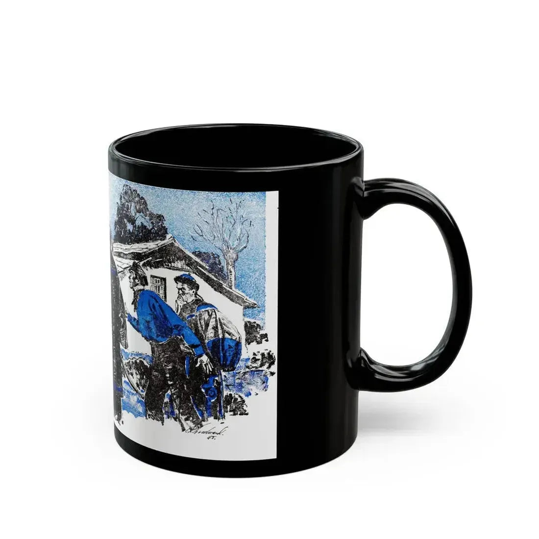 Bar Gold (1), Blue Book Magazine, April 1948 - Black Coffee Mug - Go Mug Yourself