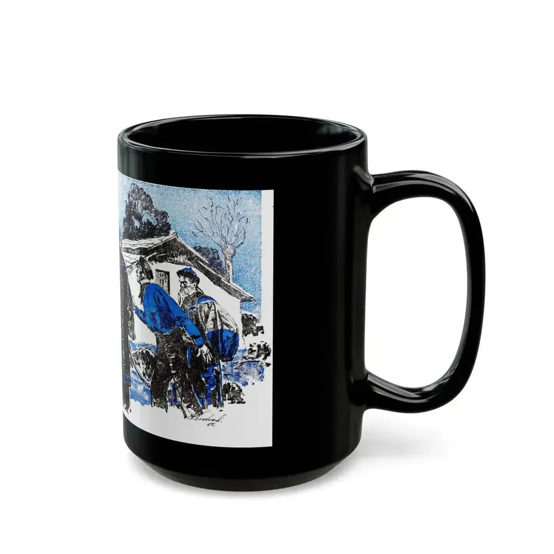 Bar Gold (1), Blue Book Magazine, April 1948 - Black Coffee Mug - Go Mug Yourself