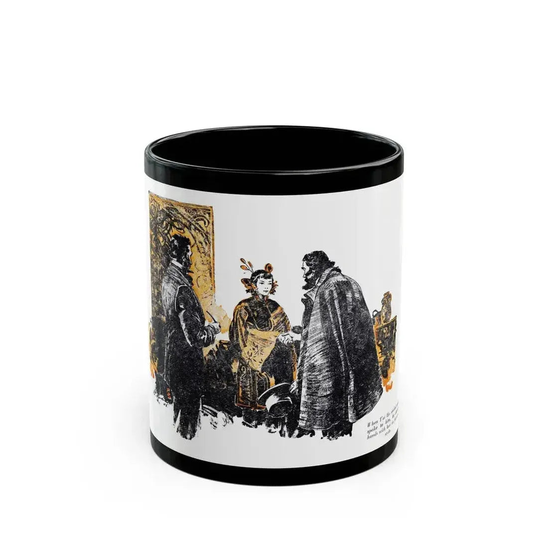 Bar Gold (2), Blue Book Magazine, April 1948 - Black Coffee Mug 11oz - Go Mug Yourself