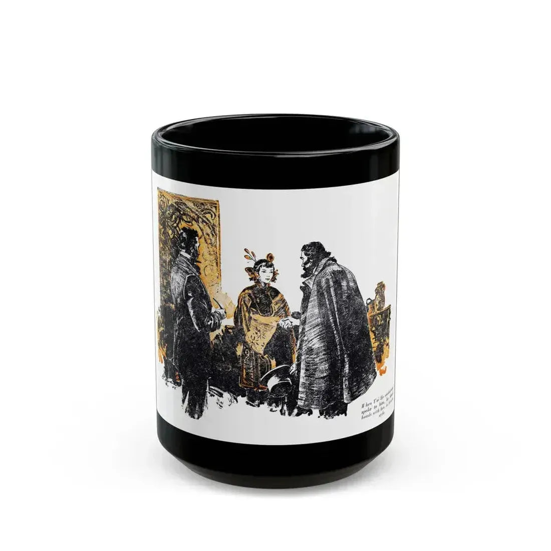 Bar Gold (2), Blue Book Magazine, April 1948 - Black Coffee Mug 15oz - Go Mug Yourself