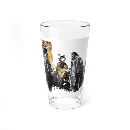 Bar Gold (2), Blue Book Magazine, April 1948 (Magazine Illustration) Pint Glass 16oz 16oz - Go Mug Yourself