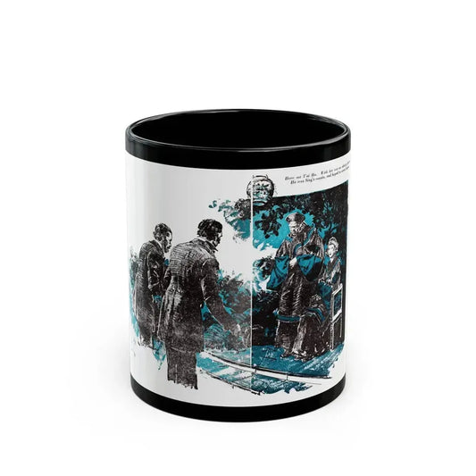 Bar Gold (3), Blue Book Magazine, April 1948 - Black Coffee Mug 11oz - Go Mug Yourself