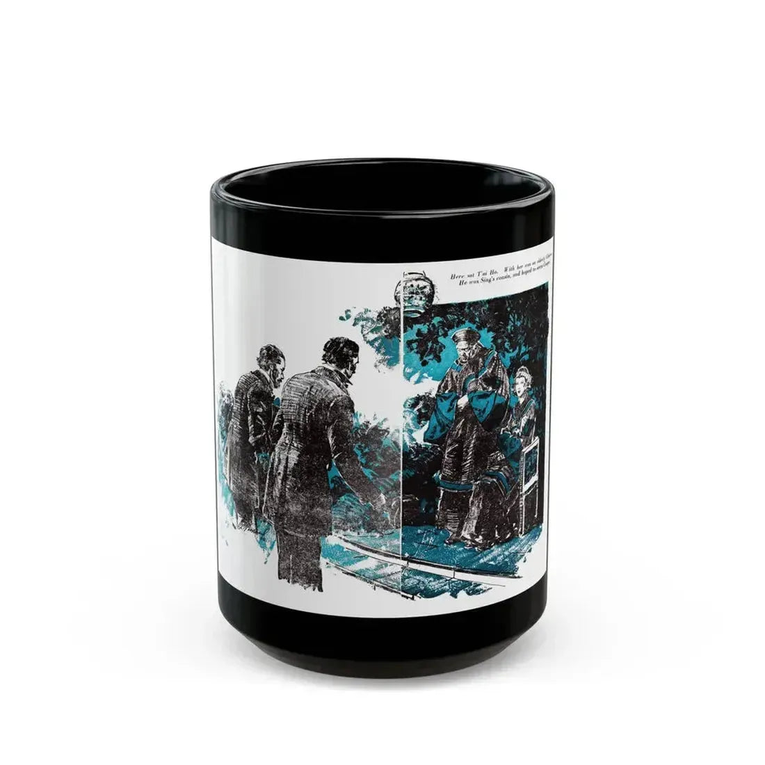 Bar Gold (3), Blue Book Magazine, April 1948 - Black Coffee Mug 15oz - Go Mug Yourself