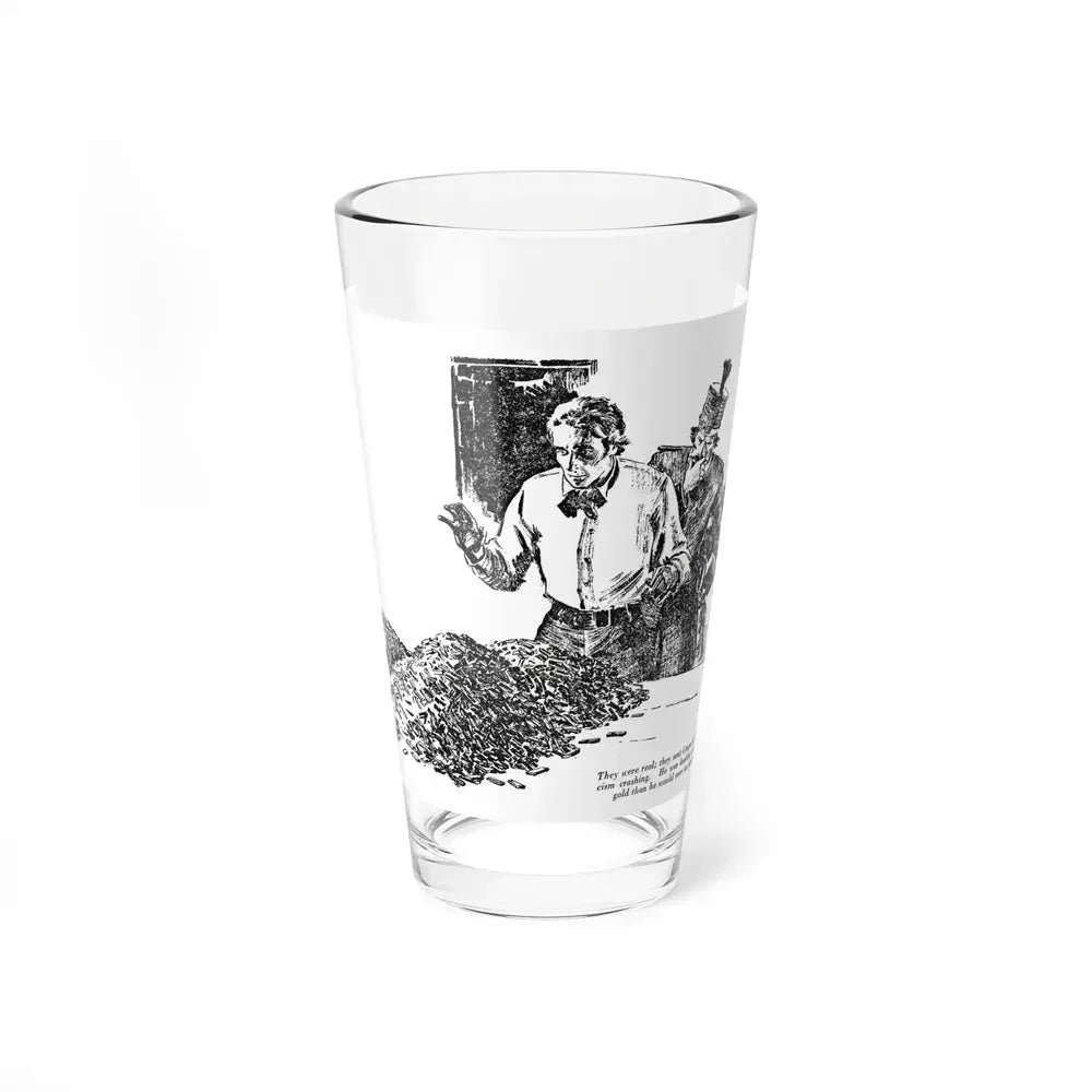 Bar Gold (4), Blue Book Magazine, April 1948 (Magazine Illustration) Pint Glass 16oz 16oz - Go Mug Yourself