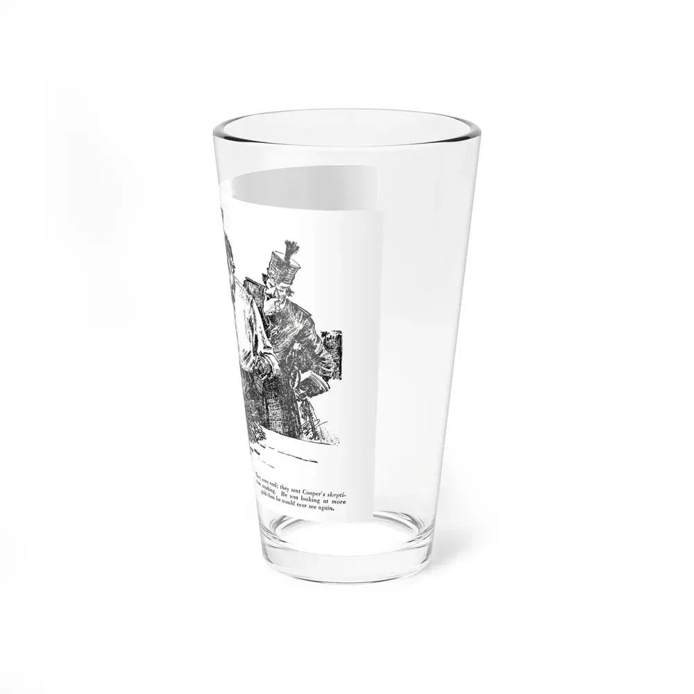 Bar Gold (4), Blue Book Magazine, April 1948 (Magazine Illustration) Pint Glass 16oz - Go Mug Yourself