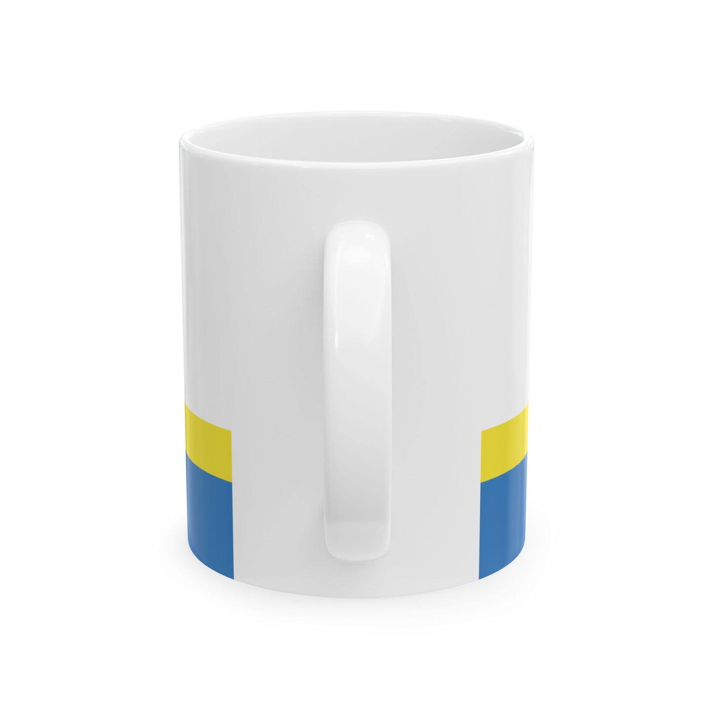 Baran city flag (Belarus) White Coffee Mug-Go Mug Yourself