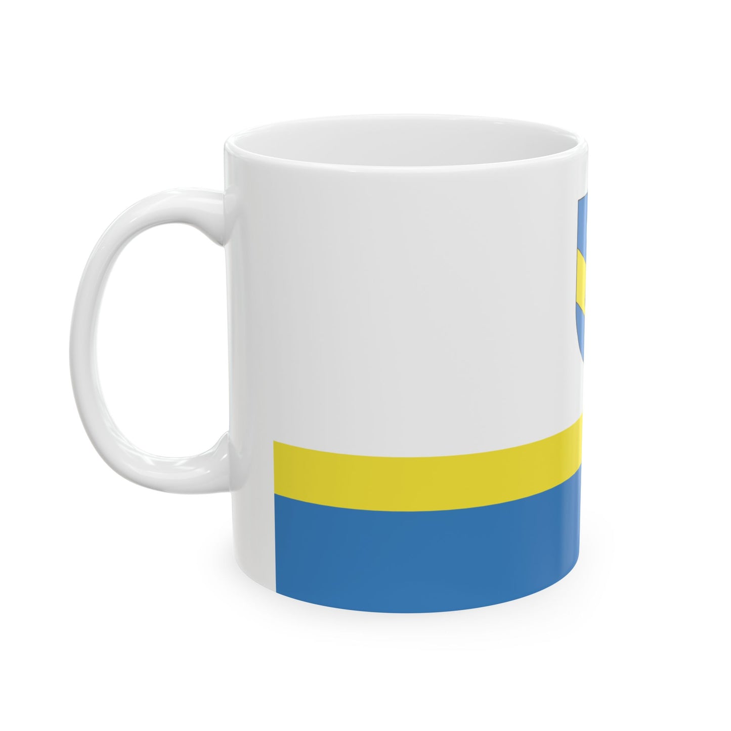 Baran city flag (Belarus) White Coffee Mug-Go Mug Yourself
