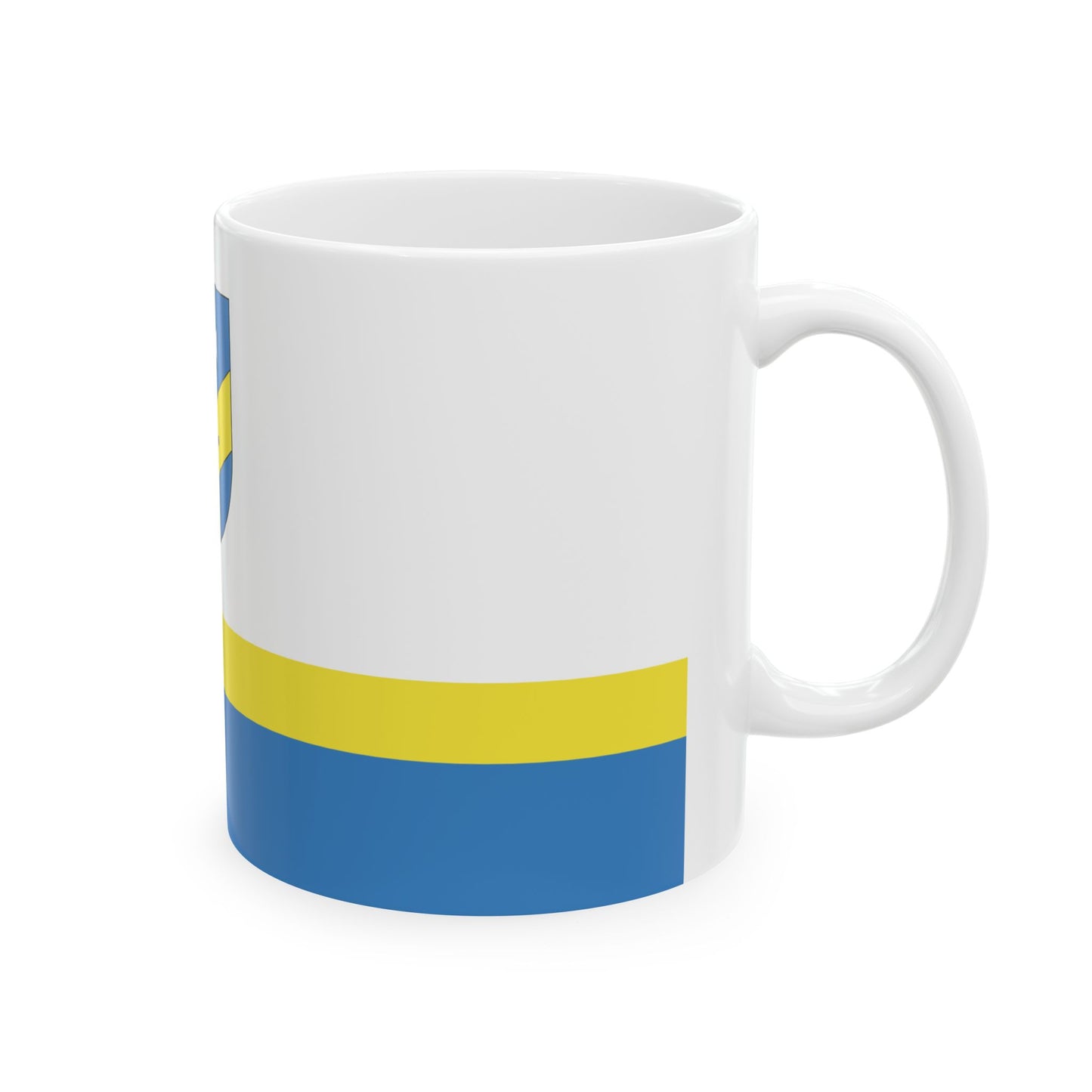 Baran city flag (Belarus) White Coffee Mug-Go Mug Yourself