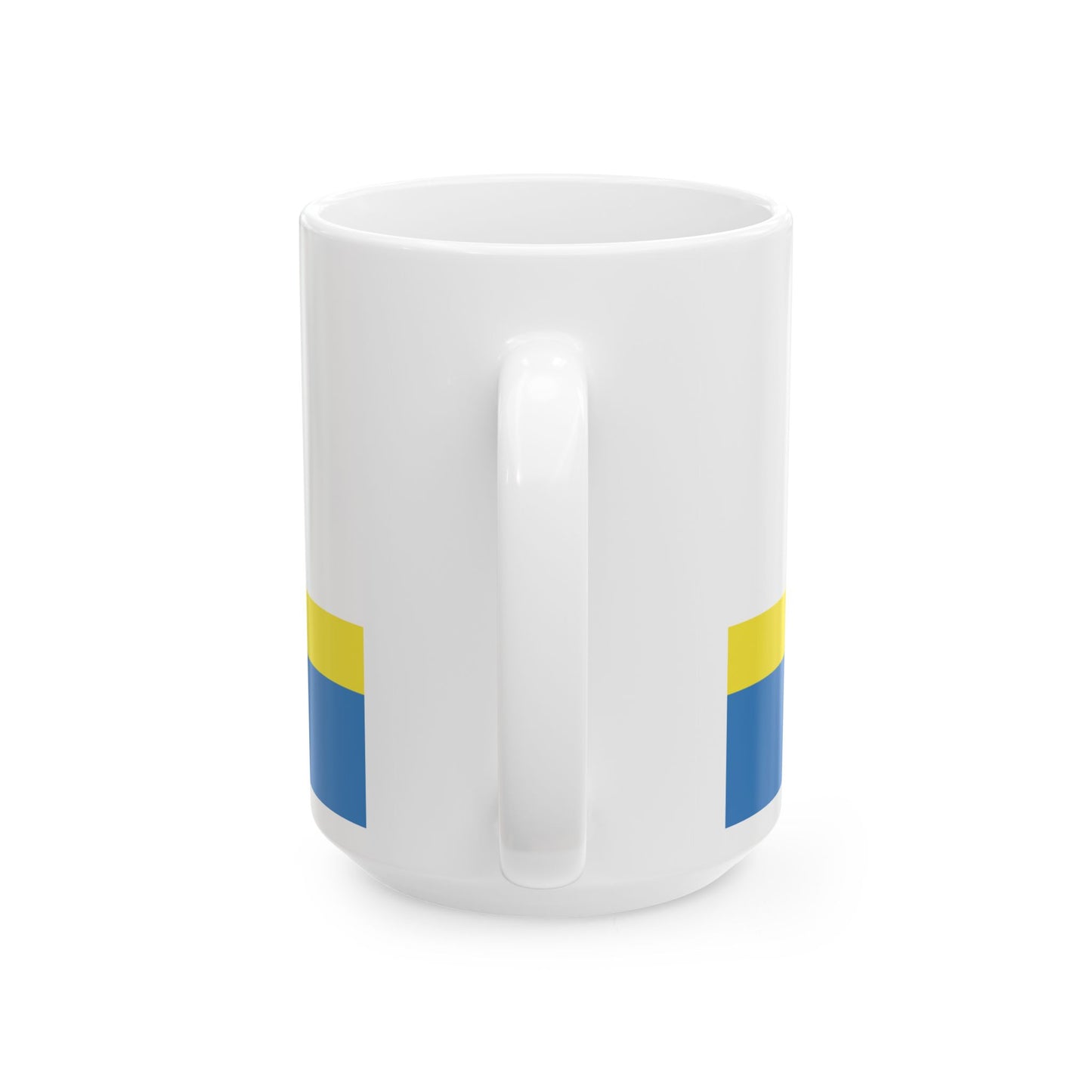Baran city flag (Belarus) White Coffee Mug-Go Mug Yourself