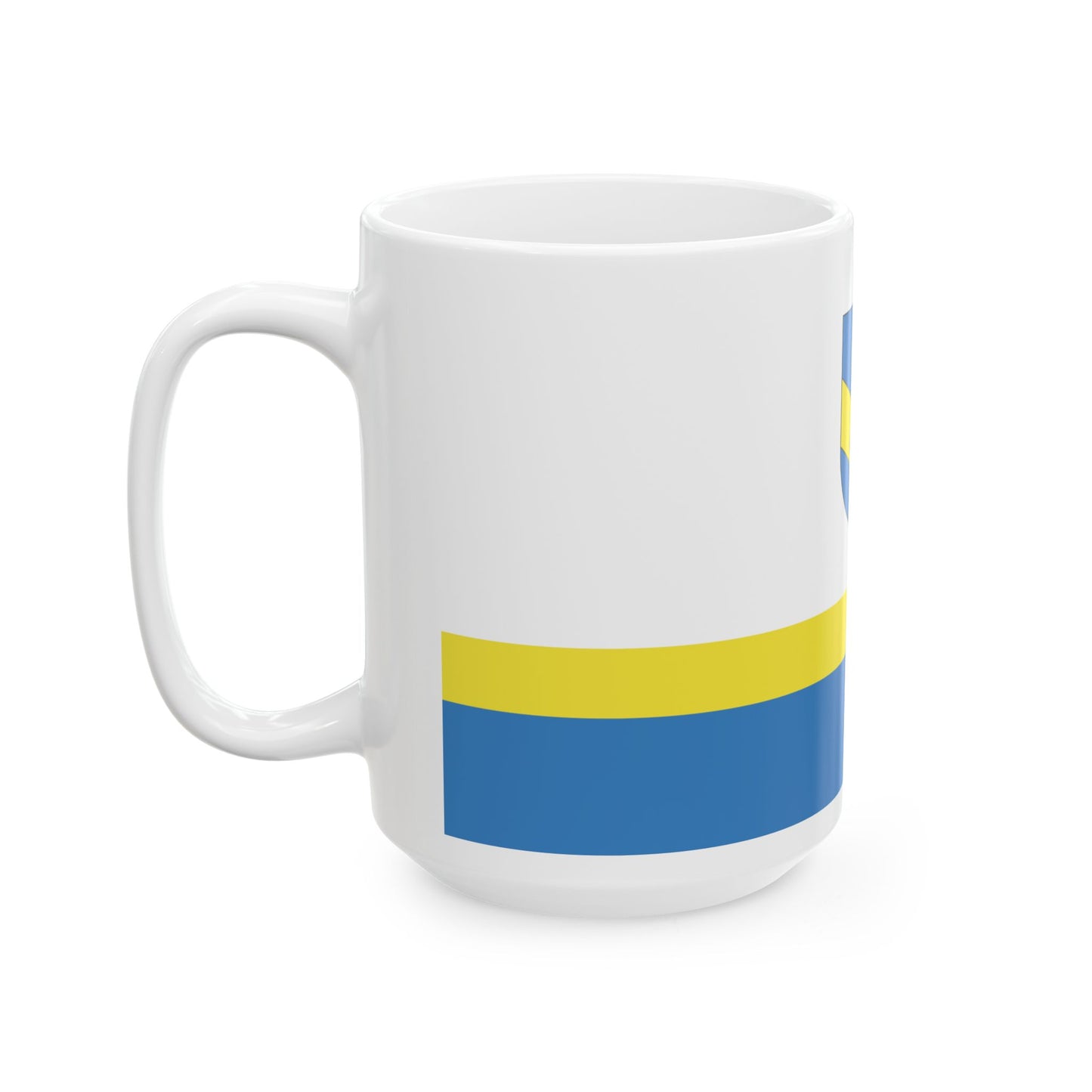 Baran city flag (Belarus) White Coffee Mug-Go Mug Yourself