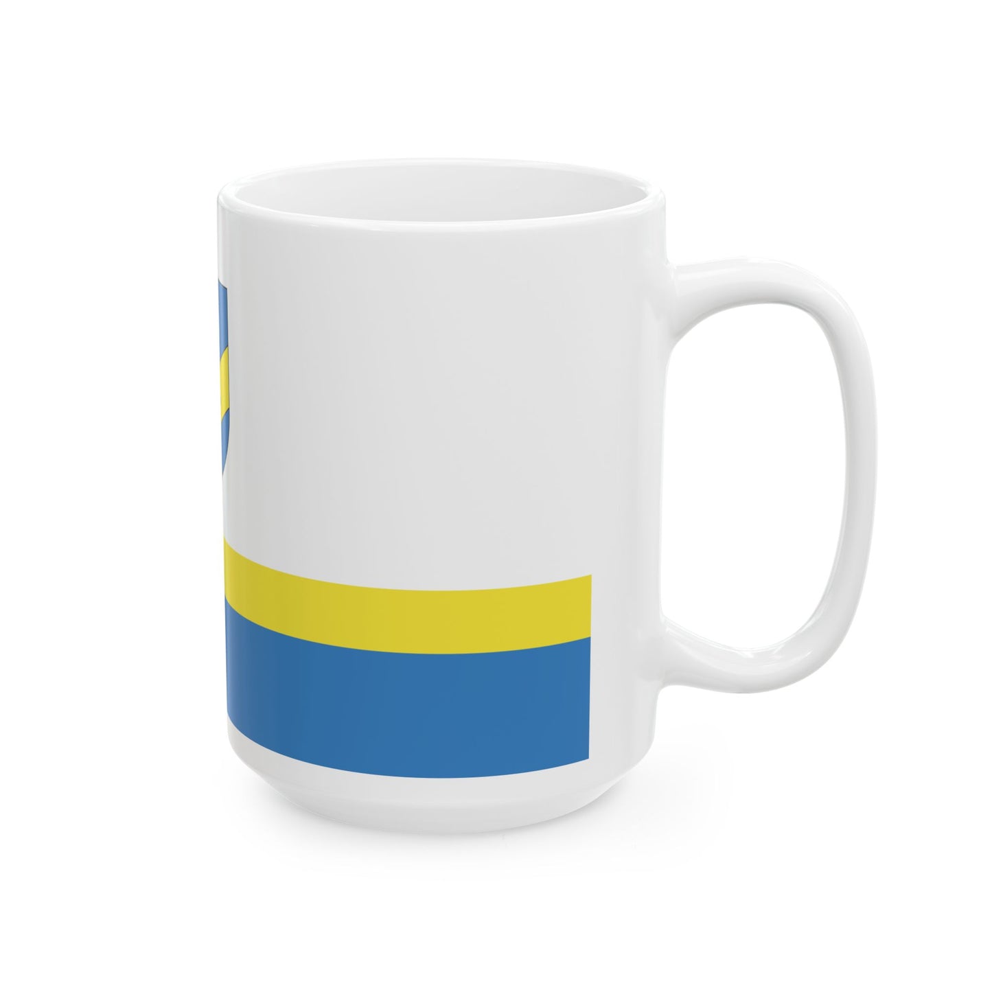 Baran city flag (Belarus) White Coffee Mug-Go Mug Yourself