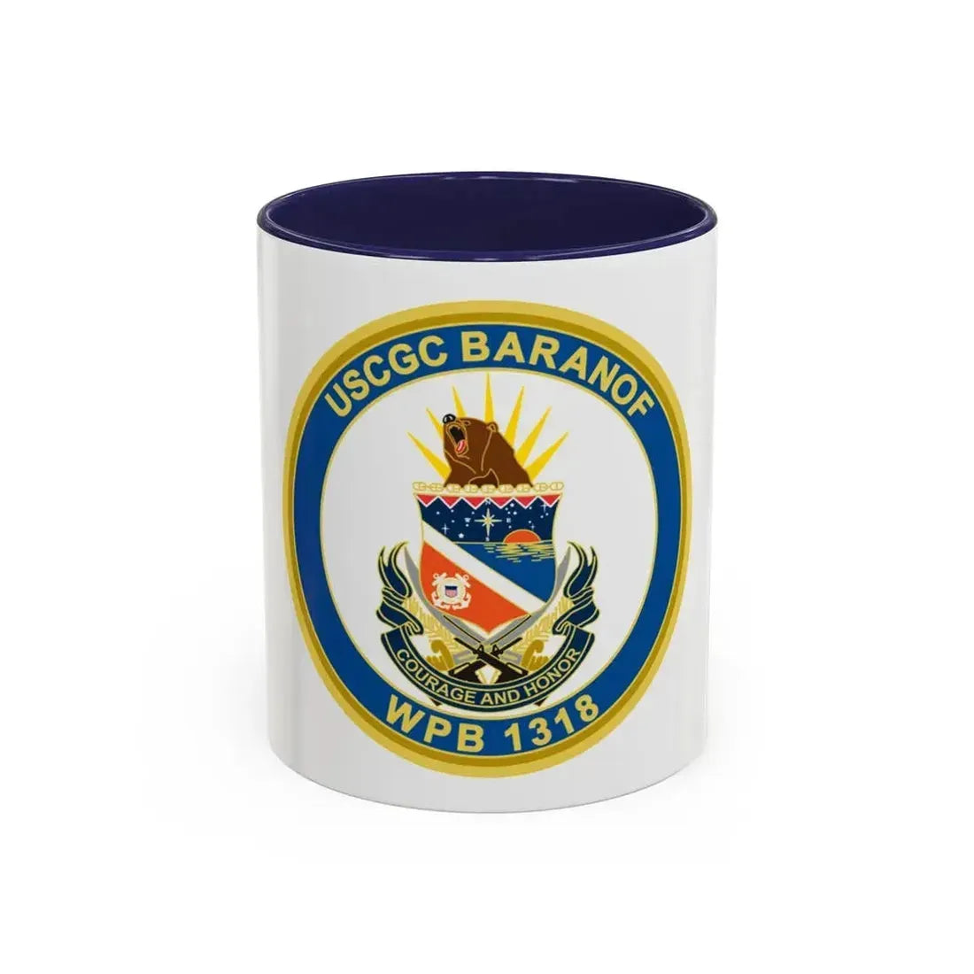 Baranof WPB 1318 (U.S. Coast Guard) Accent Coffee Mug 11oz Navy - Go Mug Yourself
