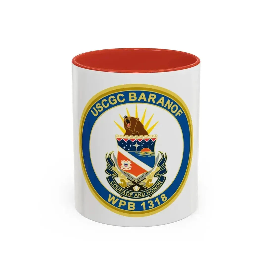 Baranof WPB 1318 (U.S. Coast Guard) Accent Coffee Mug 11oz Red - Go Mug Yourself
