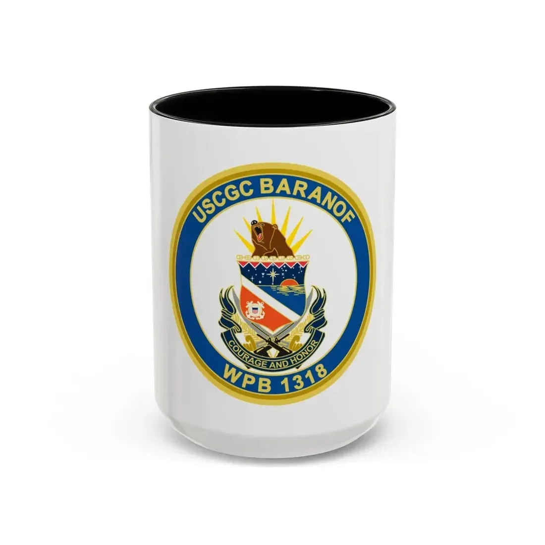 Baranof WPB 1318 (U.S. Coast Guard) Accent Coffee Mug 15oz Black - Go Mug Yourself
