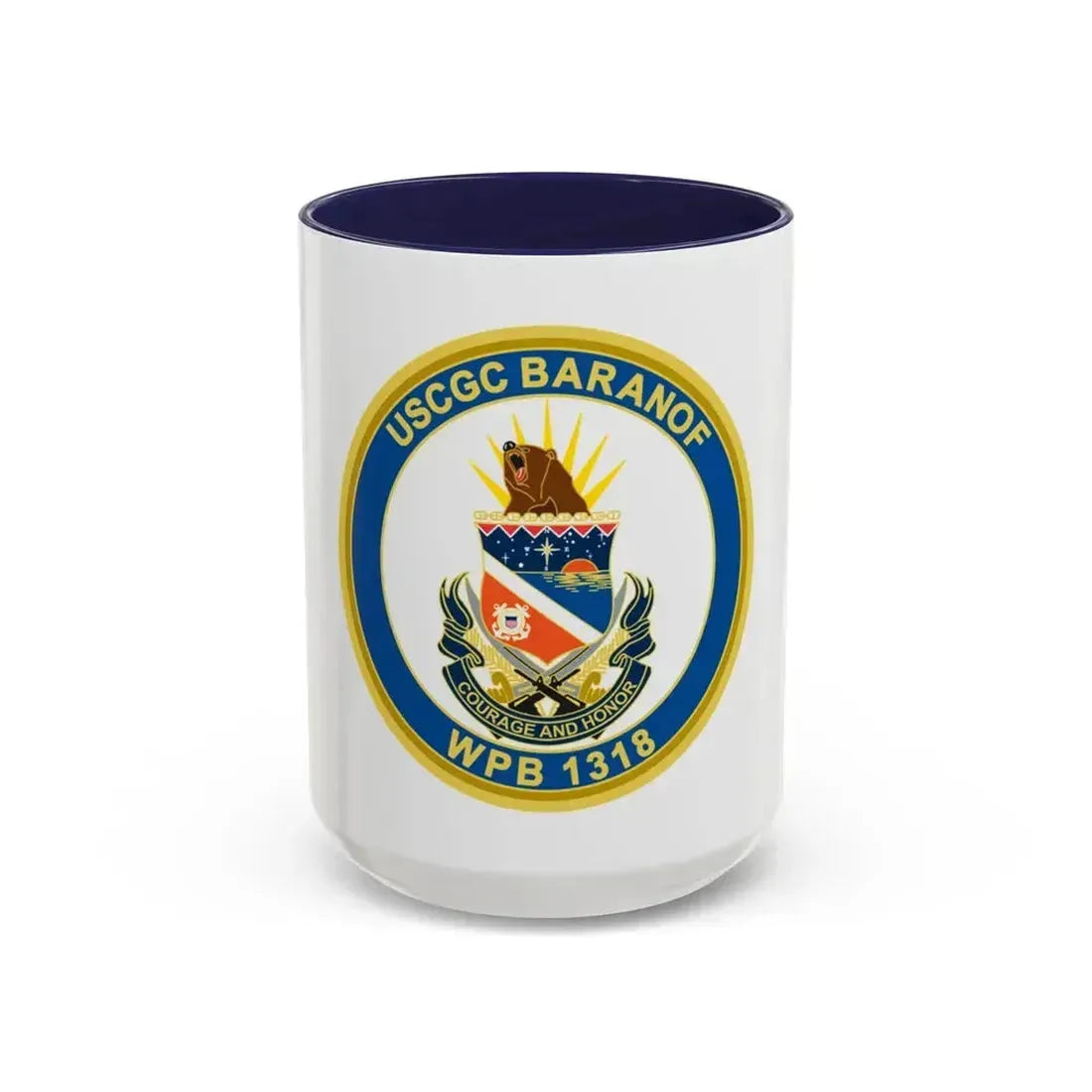 Baranof WPB 1318 (U.S. Coast Guard) Accent Coffee Mug 15oz Navy - Go Mug Yourself