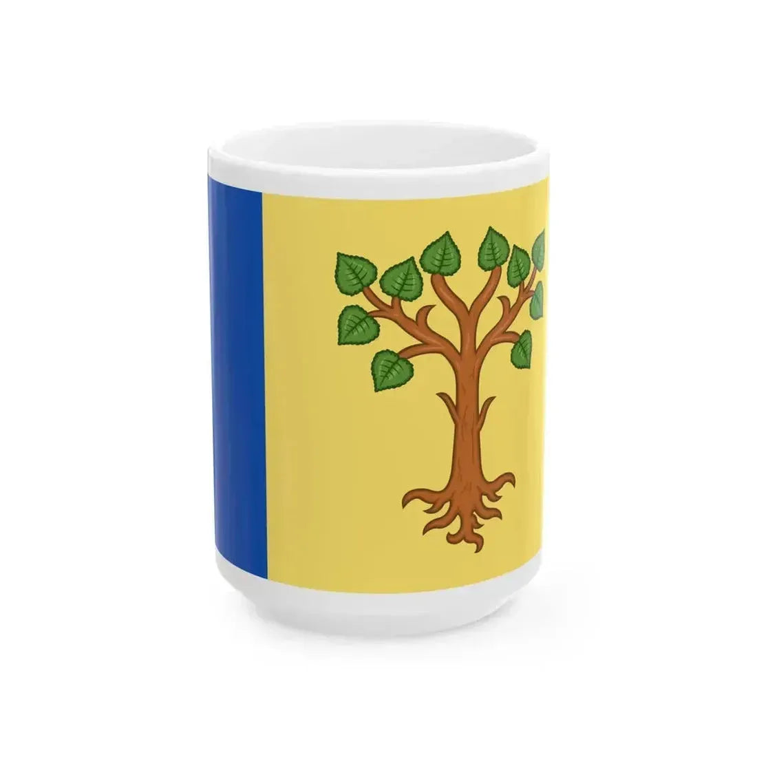 Baranzate-Bandiera (Italy) White Coffee Mug 15oz - Go Mug Yourself