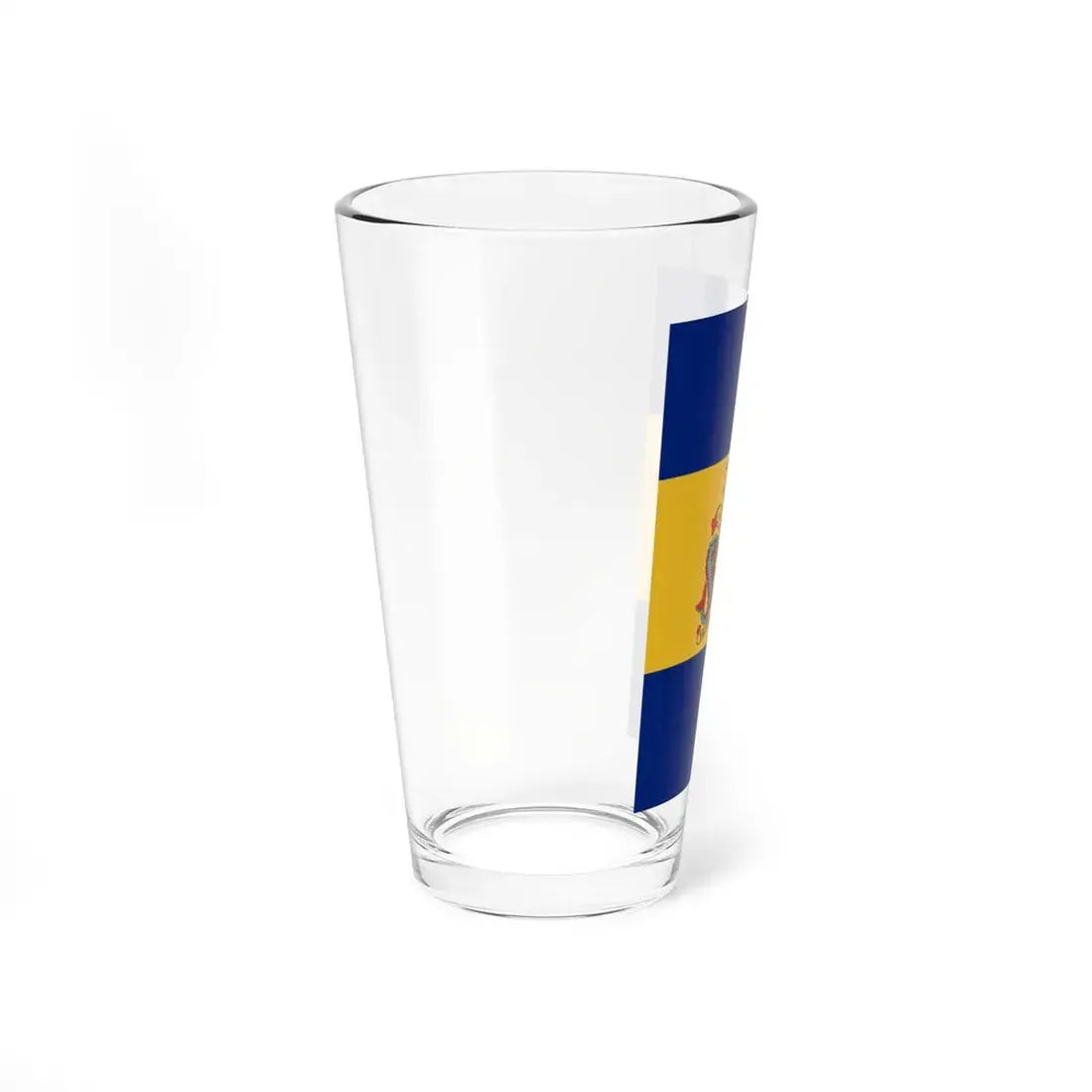 Barbados 50th Anniversary of Independence banner (Barbados) Pint Glass 16oz - Go Mug Yourself