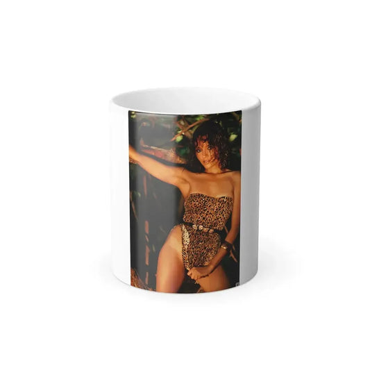 Barbara Carrera #03 (Vintage Female Icon) Color Changing Mug 11oz 11oz - Go Mug Yourself
