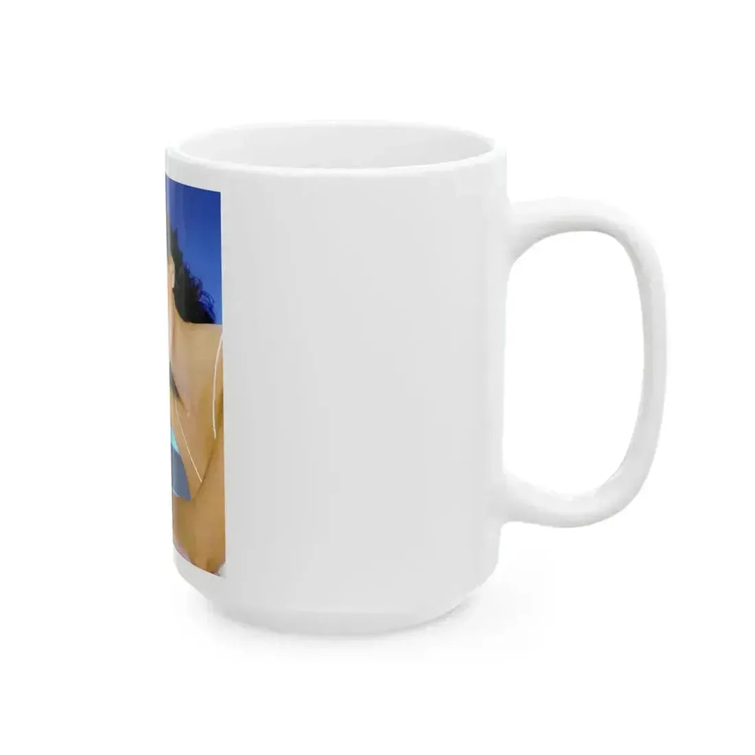 Barbara Carrera #103 (Vintage Female Icon) White Coffee Mug - Go Mug Yourself