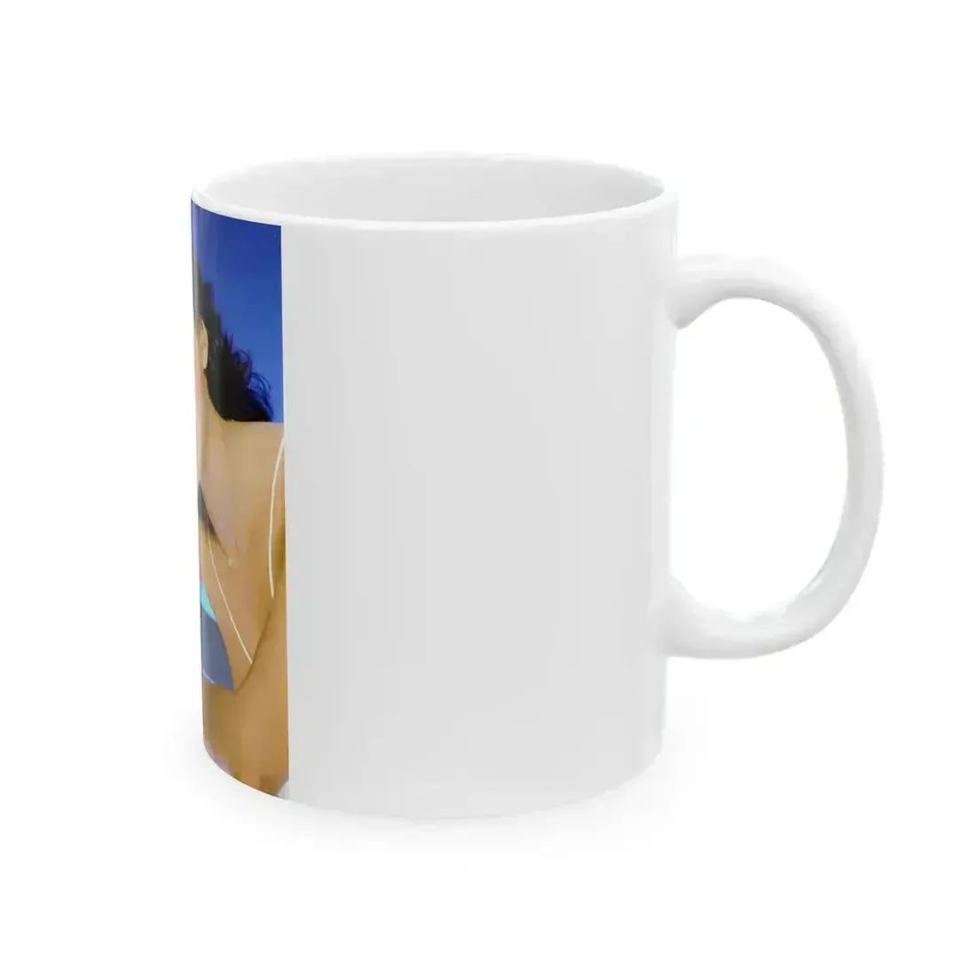 Barbara Carrera #103 (Vintage Female Icon) White Coffee Mug - Go Mug Yourself