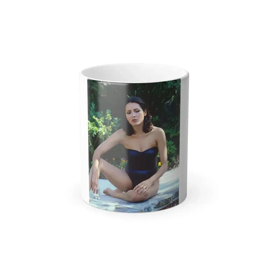 Barbara Carrera #106 (Vintage Female Icon) Color Changing Mug 11oz 11oz - Go Mug Yourself