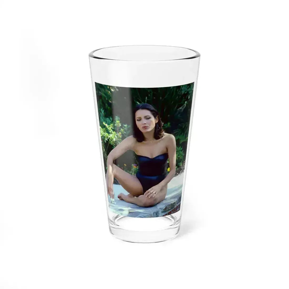 Barbara Carrera #106 (Vintage Female Icon) Pint Glass 16oz 16oz - Go Mug Yourself