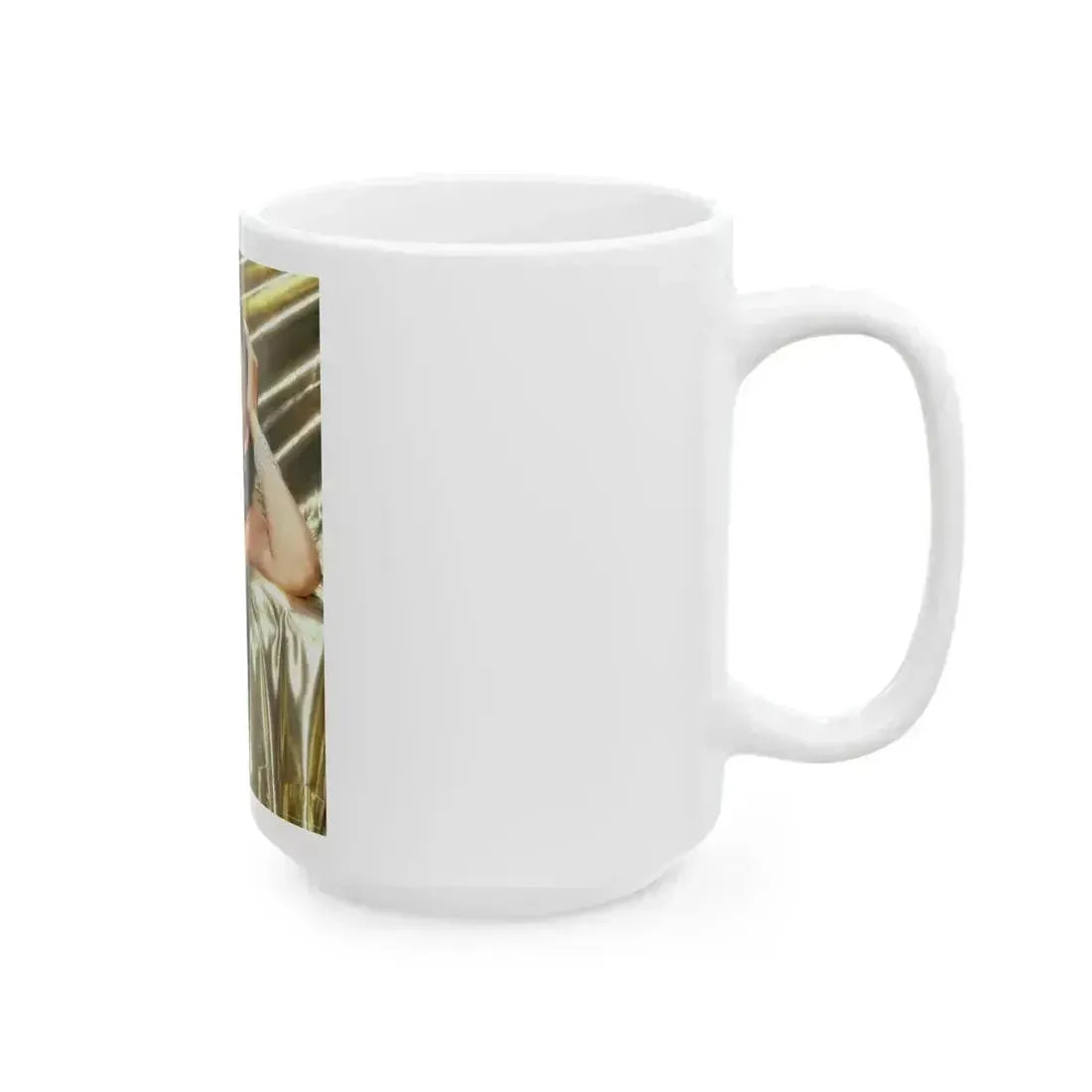 Barbara Carrera #108 (Vintage Female Icon) White Coffee Mug - Go Mug Yourself