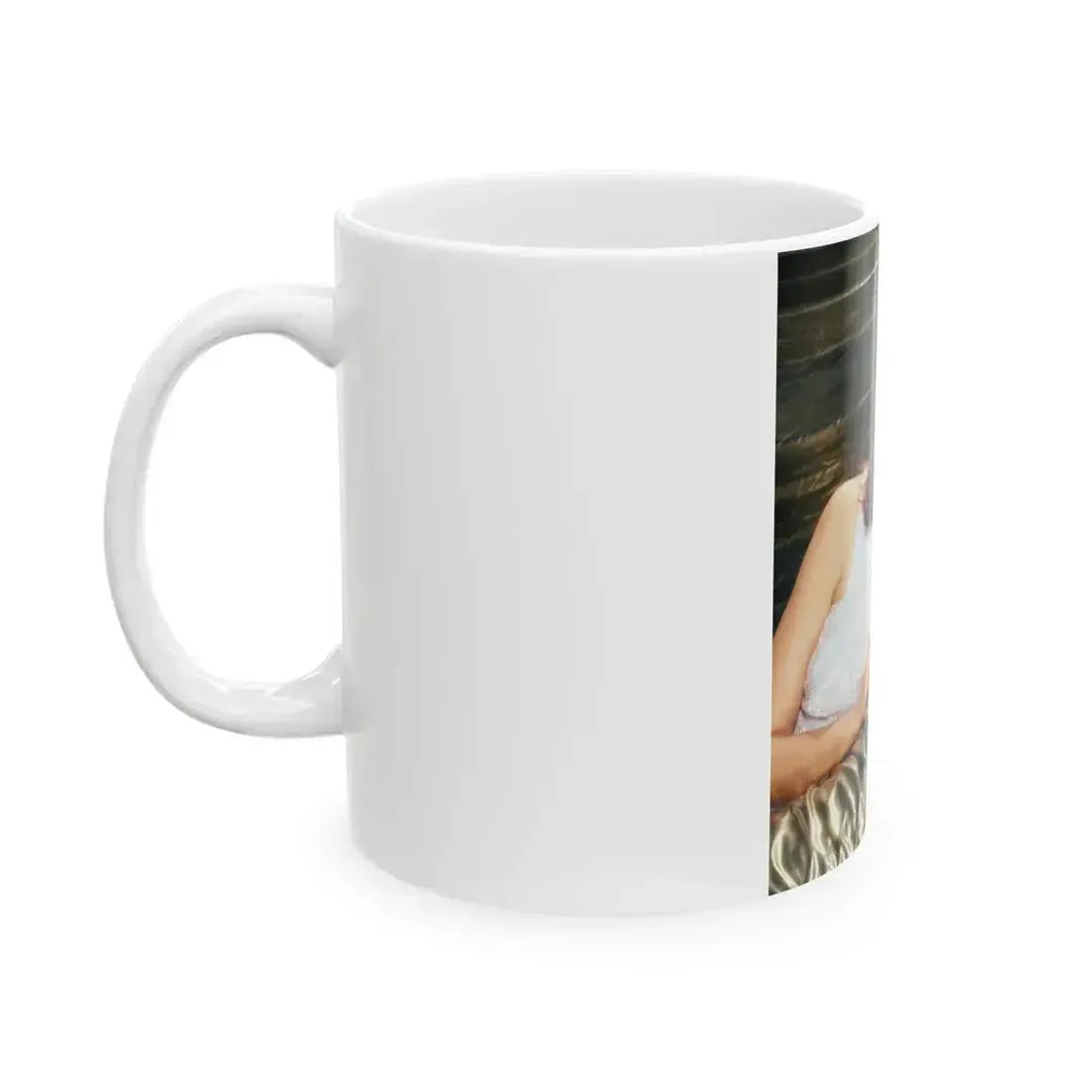 Barbara Carrera #108 (Vintage Female Icon) White Coffee Mug - Go Mug Yourself