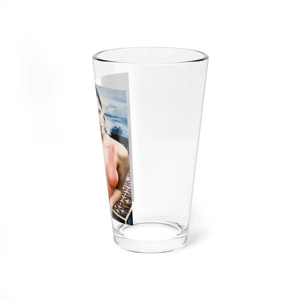 Barbara Carrera #11 (Vintage Female Icon) Pint Glass 16oz - Go Mug Yourself