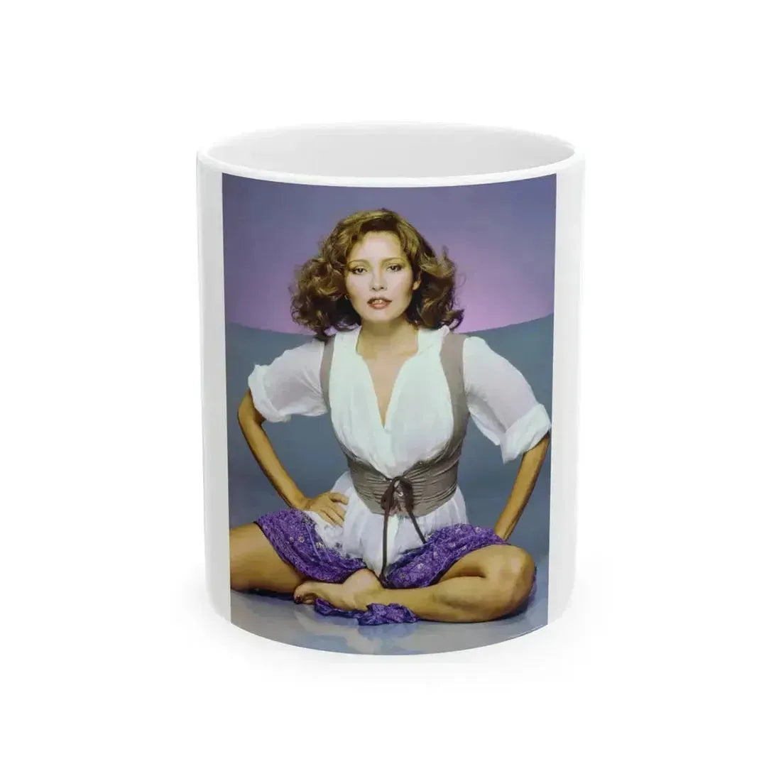 Barbara Carrera #112 (Vintage Female Icon) White Coffee Mug 11oz - Go Mug Yourself
