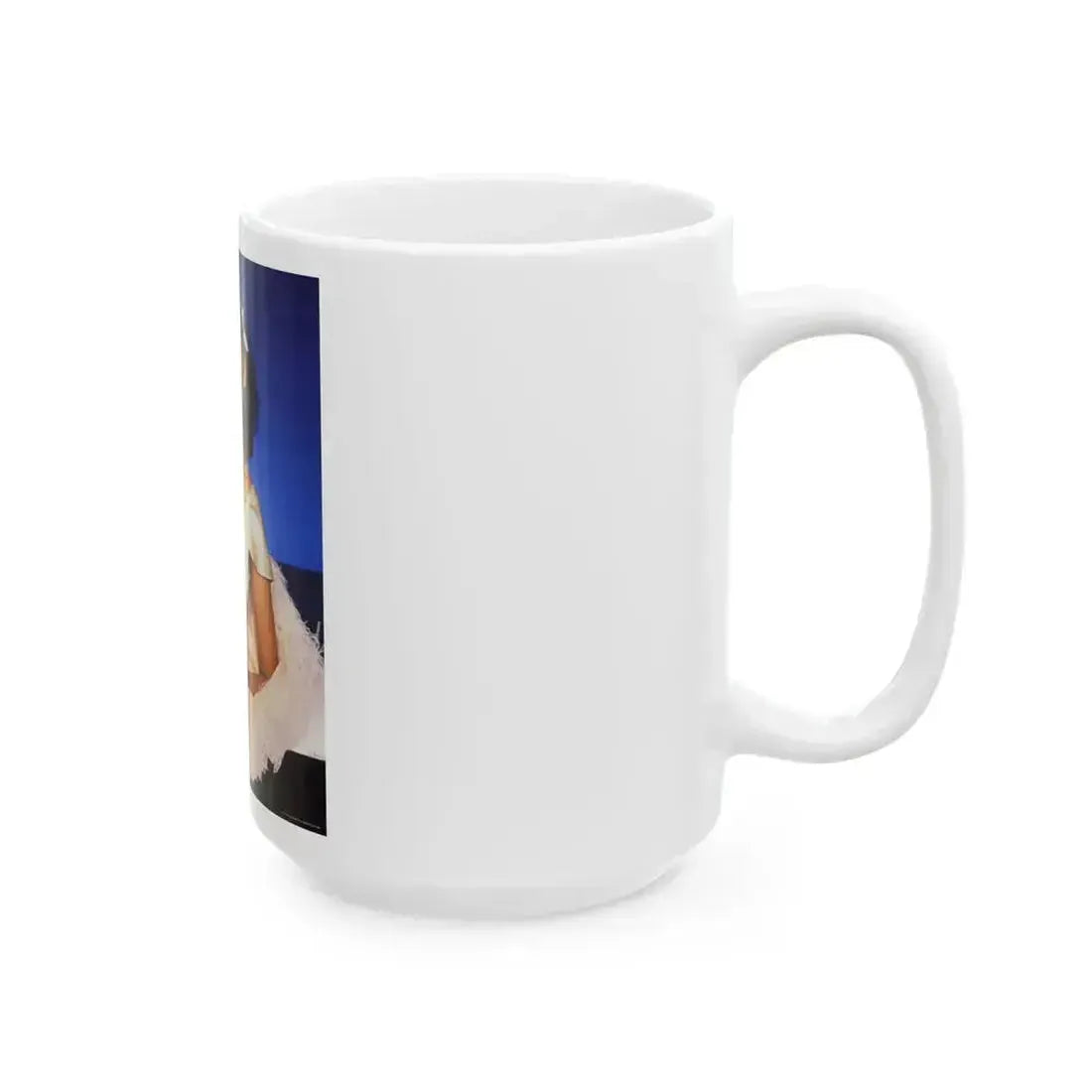 Barbara Carrera #113 (Vintage Female Icon) White Coffee Mug - Go Mug Yourself